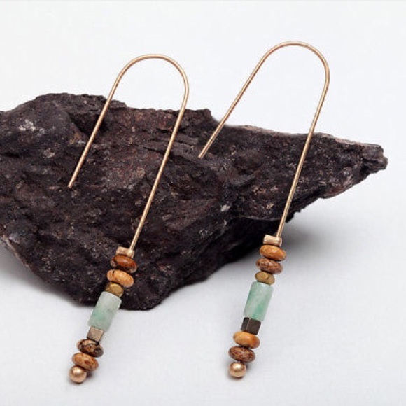 Handmade Jewelry - 🆑New-Handmade Mixed Stone Earrings